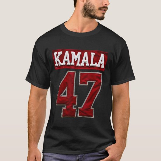 カマラハリス47th米国の2024年大統領選挙 tシャツ (正面)