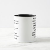 カマラハリス、アンチトランプ政治用語クラウド マグカップ (中央)