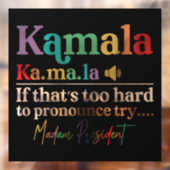 カマラハリス ウィンドウサイン (シート2)