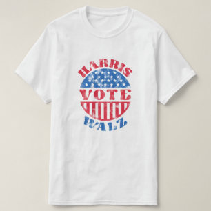 カマラハリス&ティムウォルズレトロヴィンテージに投票 Tシャツ