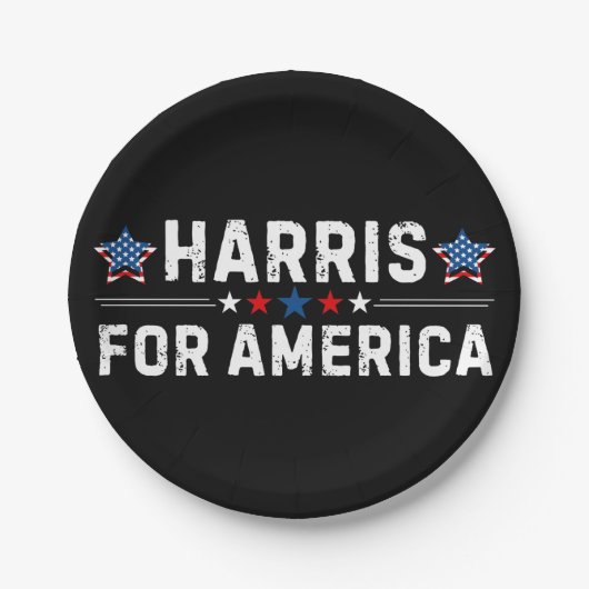 カマラハリス ペーパープレート (正面)