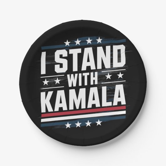 カマラハリス ペーパープレート (正面)