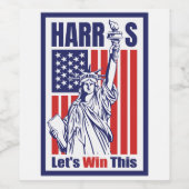 カマラハリス ワインラベル (シングルラベル)