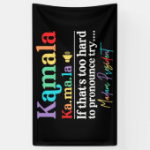 カマラハリス 横断幕 (縦)
