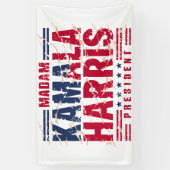 カマラハリス 横断幕 (縦)