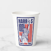 カマラハリス 紙コップ (裏面)