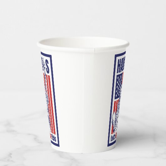 カマラハリス 紙コップ (右)