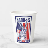 カマラハリス 紙コップ (正面)