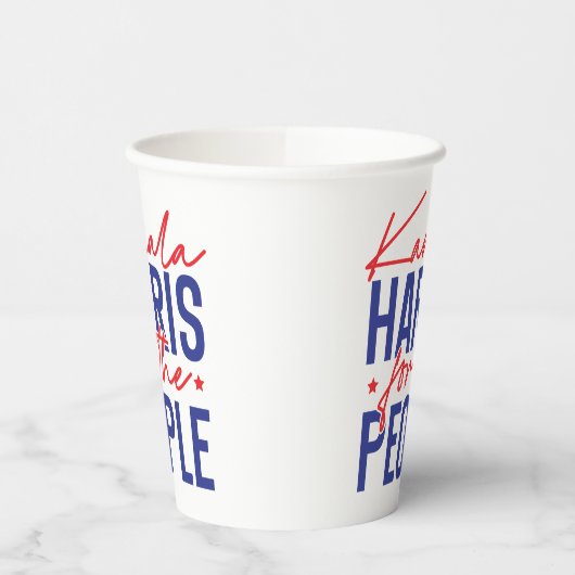カマラハリス 紙コップ (左)