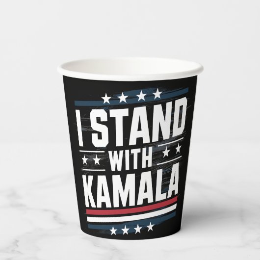 カマラハリス 紙コップ (裏面)