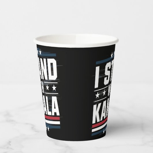 カマラハリス 紙コップ (左)