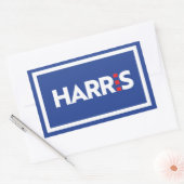 カマラハリス 長方形シール (封筒)