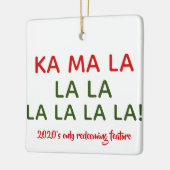 カマラハリスCarolセラミックオーナメント セラミックオーナメント (左)