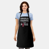 カマラハリスFor POTUS I エプロン (着用した状態)