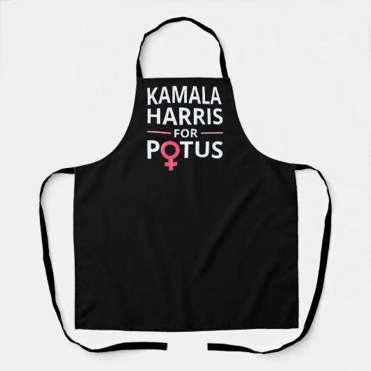 カマラハリスFor POTUS I エプロン (正面)