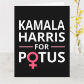 カマラハリスFor POTUS I カード (黄色い花)