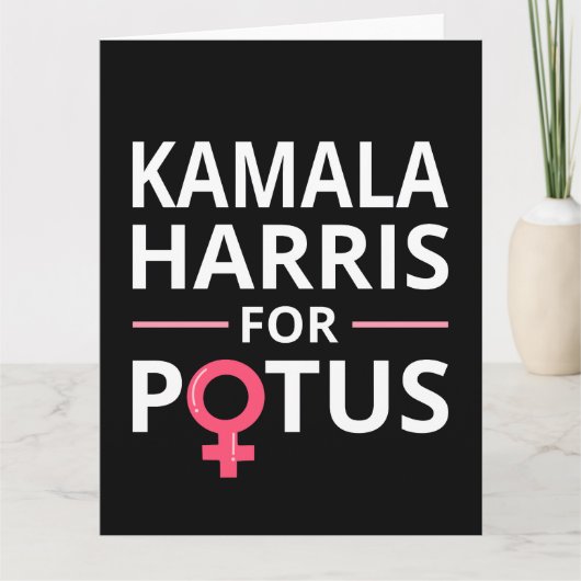 カマラハリスFor POTUS I カード (正面)