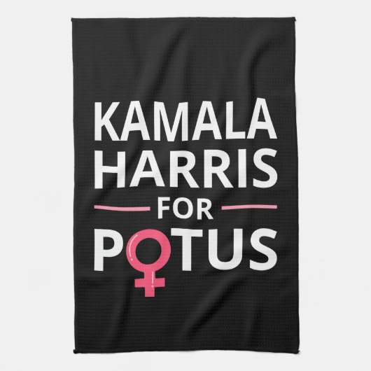 カマラハリスFor POTUS I キッチンタオル (縦)