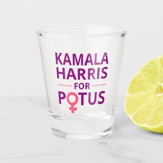 カマラハリスFor POTUS I ショットグラス (正面)