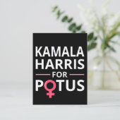 カマラハリスFor POTUS I ポストカード (スタンド正面)