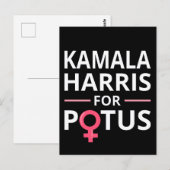 カマラハリスFor POTUS I ポストカード (正面/裏面)