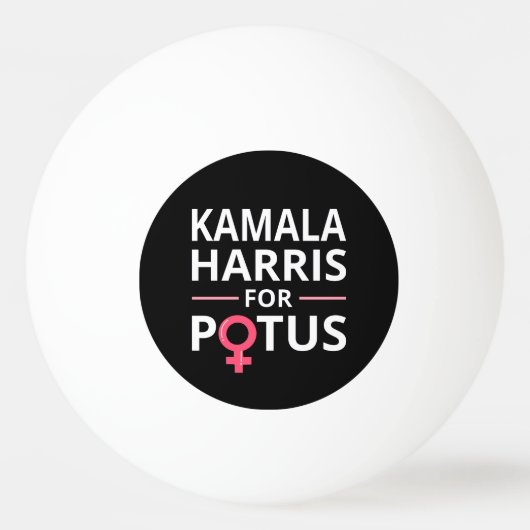 カマラハリスFor POTUS I 卓球ボール (正面)