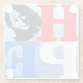 カマラハリスHOPEコースター ガラスコースター (裏面)