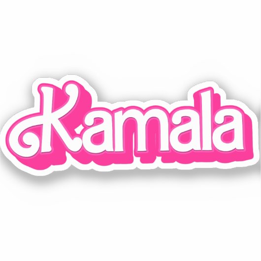 カマラハリスinピンク シール (正面)