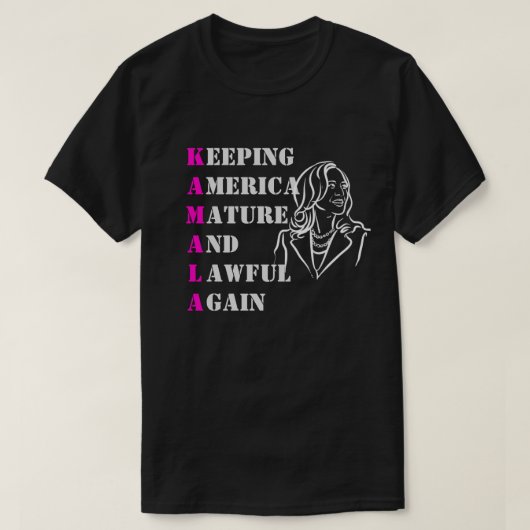カマラハリスTシャツ Tシャツ (デザイン正面)