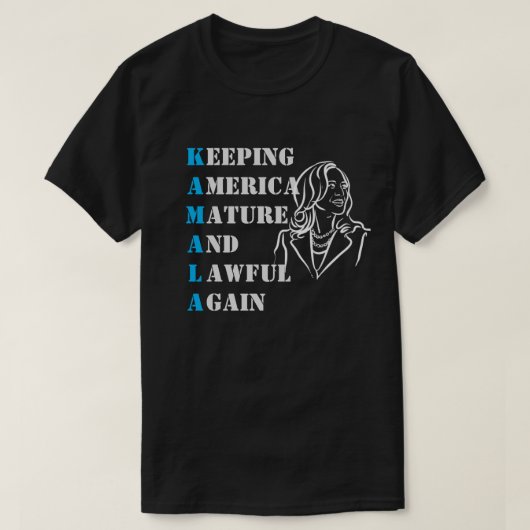 カマラハリスTシャツ Tシャツ (デザイン正面)