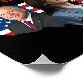 カマラハリスW 2024社長ポー行くつもりはない ポスター (角)