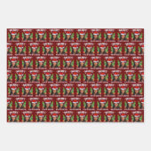 カマラハリスXsmas Santa Hat メリー4th Of Easter ラッピングペーパーシート (正面2)