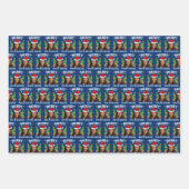 カマラハリスXsmas Santa Hat メリー4th Of Easter ラッピングペーパーシート (正面)