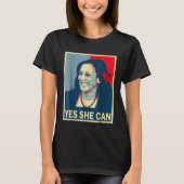 カマラハリスYES彼女は2024年の大統領選挙を行うことができる Tシャツ (正面)