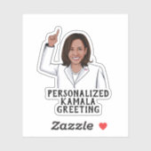 カマラパーソナライズされたグリーティング シール (シート)