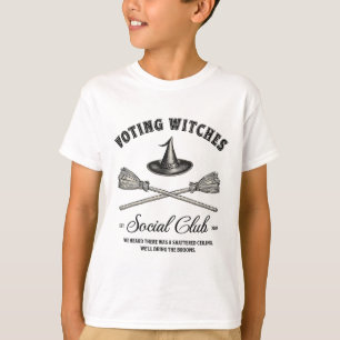 カマラフェミニスのためのハロウィーンのウィッチー投票ウィッチ Tシャツ