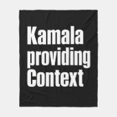 カマラブラットライムグリーン提供状況 フリースブランケット (正面)