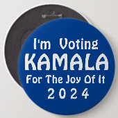 カマラボタンの投票 缶バッジ (正面&裏面)
