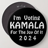 カマラボタンの投票 缶バッジ (正面&裏面)