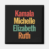 カマラミシェルのエリザベス・ルース・フェミニスト マグネット (正面)