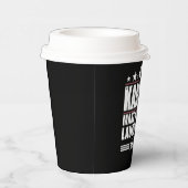 カマラメイクアメリカ再びアメリカ国旗2024 紙コップ (右)