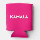 カマラモダンはっきりしたタイポグラフィミニマル熱ピンク 缶クーラー (裏面)