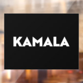 カマラモダンはっきりしたタイポグラフィ白と黒 ウィンドウサイン (シート2)