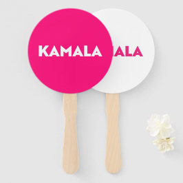 カマラモダンタイポグラフィミニマルはっきりしたリストピンク ハンドファン