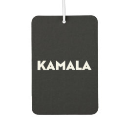 カマラモダンタイポグラフィミニマルはっきりしたリストブラック カーエアーフレッシュナー