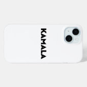 カマラモダンタイポグラフィミニマル白黒 Case-Mate iPhoneケース (裏面 (横))