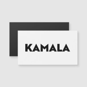 カマラモダンタイポグラフィ白黒磁石