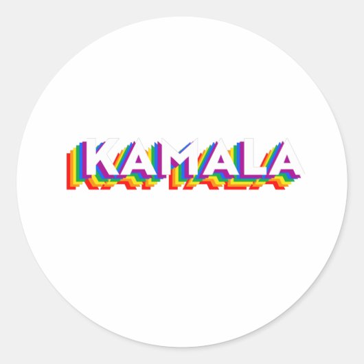 カマラレトロプライド ラウンドシール (正面)