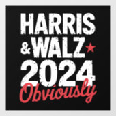 カマラワルツ明らかに2024 Harris Waltz 2024 ウィンドウサイン (シート)