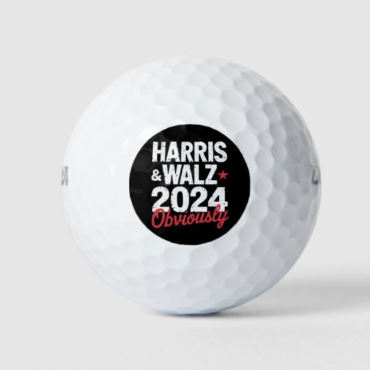 カマラワルツ明らかに2024 Harris Waltz 2024 ゴルフボール (正面)